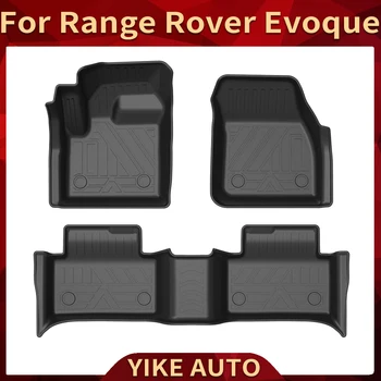 Для Range Rover Evoque L551 2019-2023 L538 2011-2018 Автомобильные коврики Всепогодные коврики для ног TPE Аксессуары для лотков без запаха