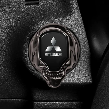 Защитная крышка кнопки запуска двигателя автомобиля для салона автомобиля для Mitsubishi Lancer colt Pajero l200 Galant space star