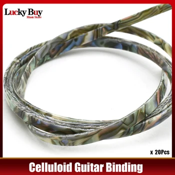 20 шт. Крутые гитарные детали Целлулоидная гитара Binding Body Project Purfling Strip Имитация морского ушка
