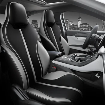  Дизайн автомобильного специального чехла для сиденья BYD Qin Plus 2021 2022 2023 Премиум кожаные водонепроницаемые защитные автомобильные детали Полный комплект