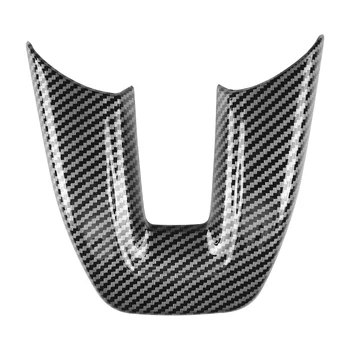  Автомобильная крышка панели рулевого колеса из углеродного волокна V Отделка отделки Декоративная наклейка на рамку для Honda Vezel HR-V HRV 2021 2022