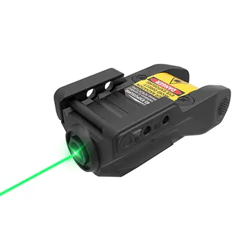  Пистолет Зеленый Лазерный Прицел Подходит Пикатинни Уивер Рельс Военный Пистолет Охотничий Лазер С USB-перезаряжаемым кабелем Для Оружия Пистолет