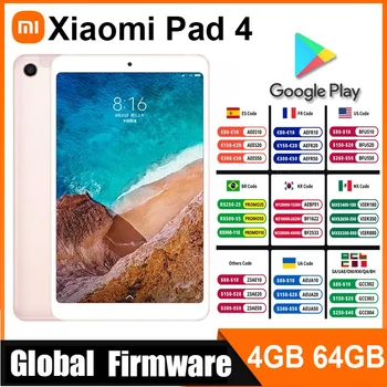 Xiaomi MI Pad 4 90% новый б/у планшет 8,0 дюйма LTE Global ROM 4 ГБ 64 ГБ Android Snapdragon 660 Core 8 HD дисплей 6000 мАч MIUI 9.0