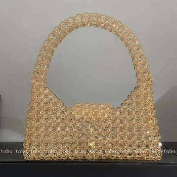 Tobo Дизайнерская сумка из бисера для женщин Сумки для знаменитостей ручной работы Женская вечеринка Hobos Оригинальная индивидуальная женская сумка