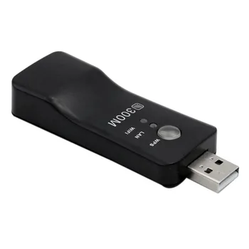 USB TV WiFi Dongle Адаптер 300 Мбит/с Универсальный беспроводной приемник RJ45 WPS для Samsung LG Sony Smart TV